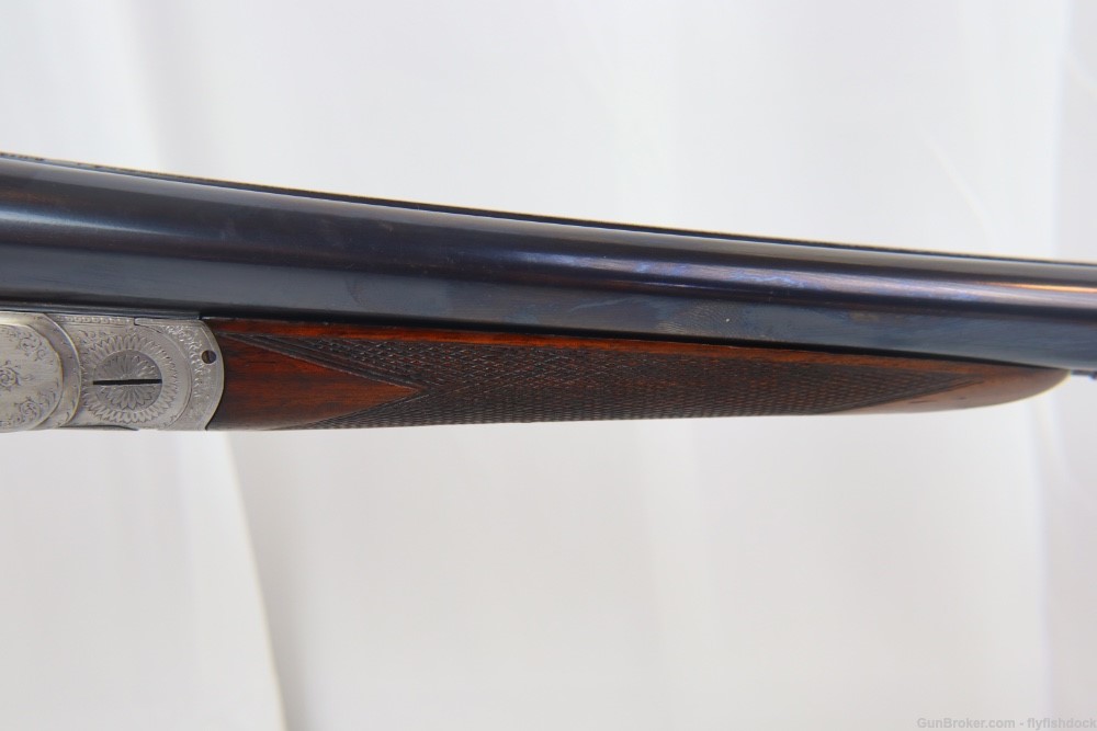 CHARLES LANCASTER  12 BORE "SUPER TWELVE" ASSSISTED OPEN BOXLOCK EJECTOR-img-4