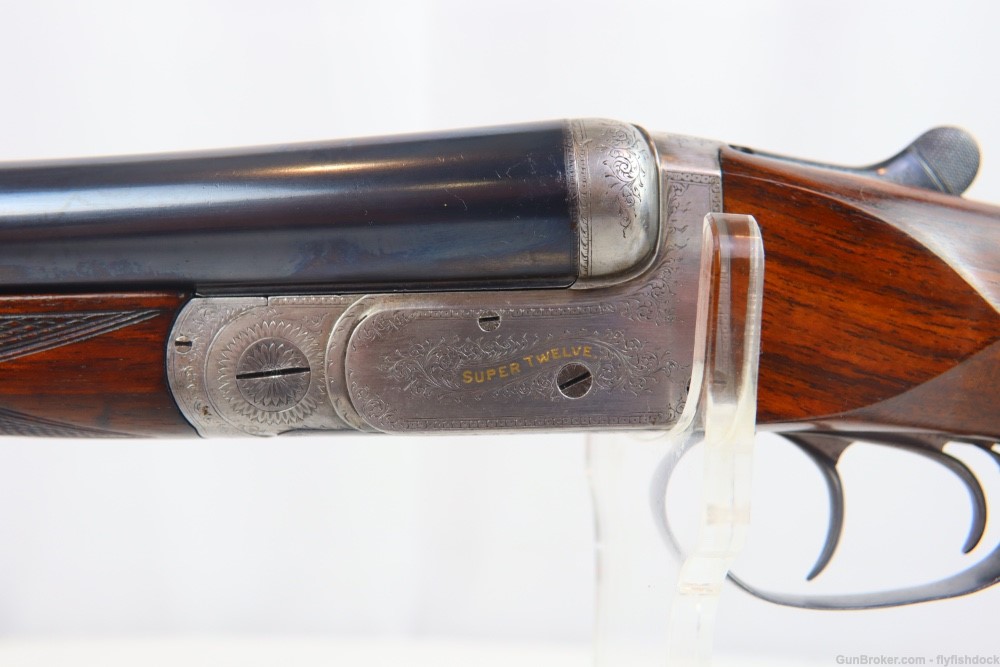 CHARLES LANCASTER  12 BORE "SUPER TWELVE" ASSSISTED OPEN BOXLOCK EJECTOR-img-8