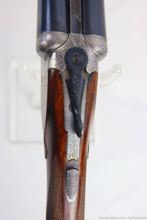 CHARLES LANCASTER  12 BORE "SUPER TWELVE" ASSSISTED OPEN BOXLOCK EJECTOR-img-5