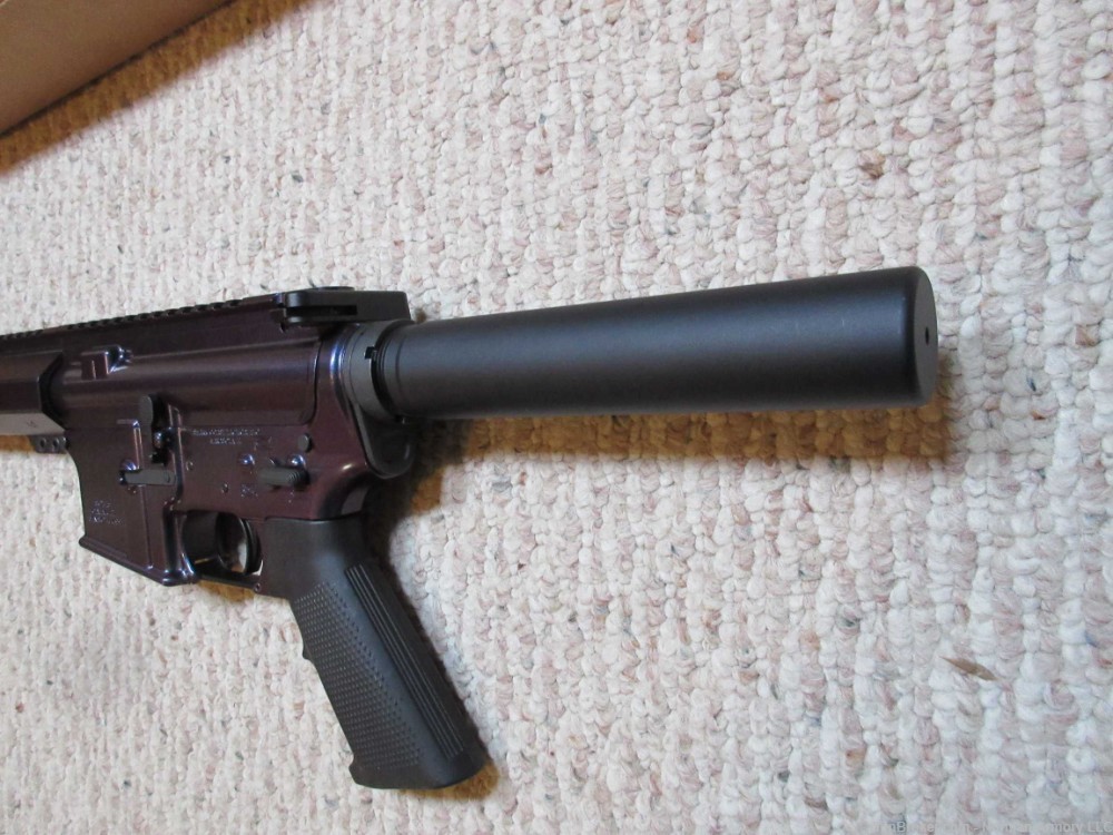 Shark Coast Tactical AR-15 pistol 5.56/.223 10" Mongoose Gun Candy finish-img-4