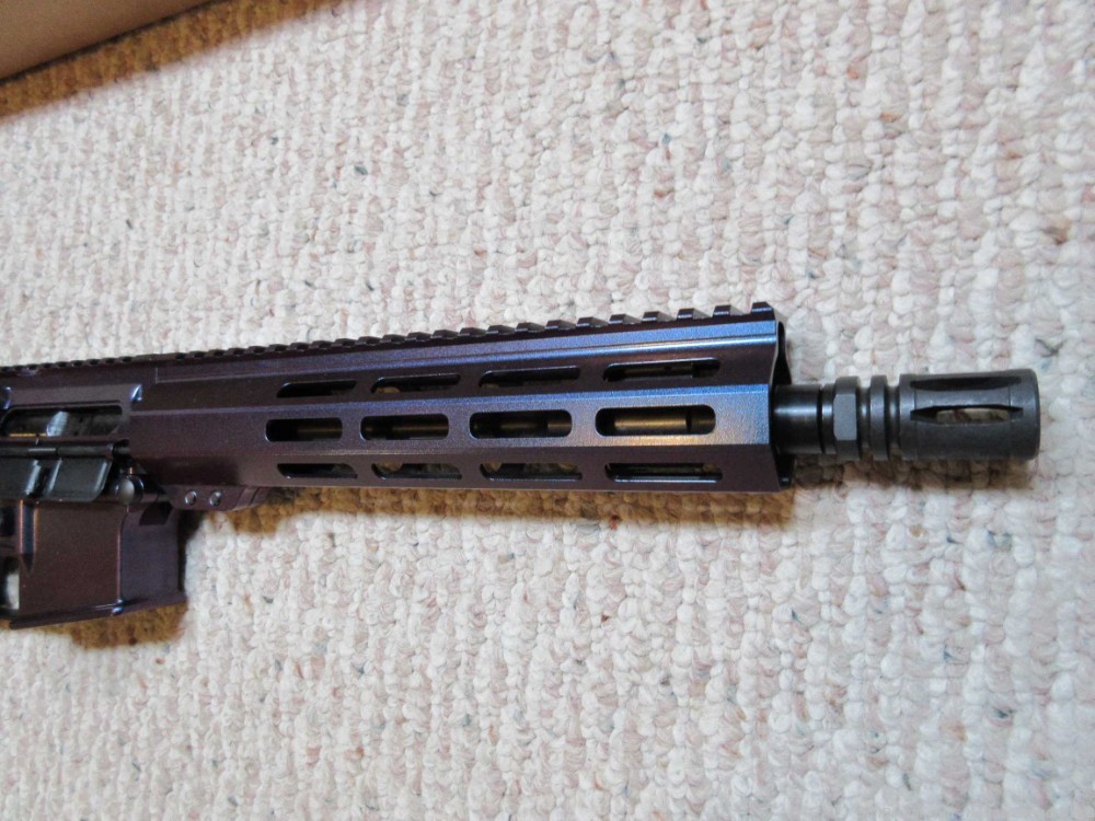 Shark Coast Tactical AR-15 pistol 5.56/.223 10" Mongoose Gun Candy finish-img-1