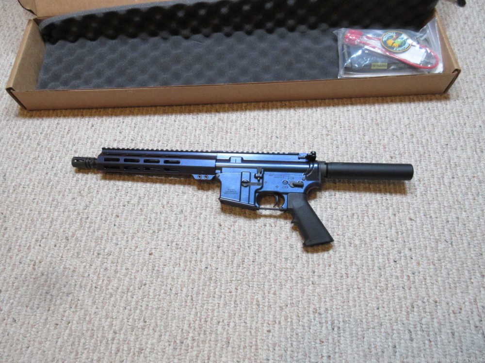 Shark Coast Tactical AR-15 pistol 5.56/.223 10" Mongoose Gun Candy finish-img-3