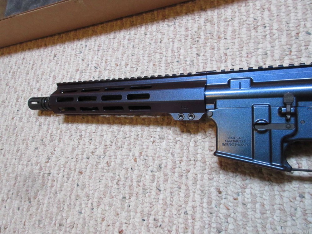 Shark Coast Tactical AR-15 pistol 5.56/.223 10" Mongoose Gun Candy finish-img-5