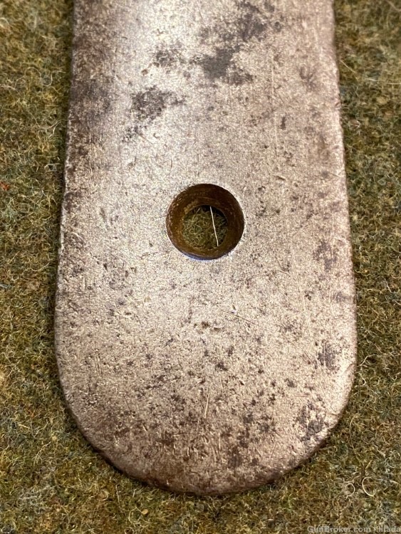 WWI German Mauser 98 Buttplate Un-Marked - Straight Type- Good Condition-img-1