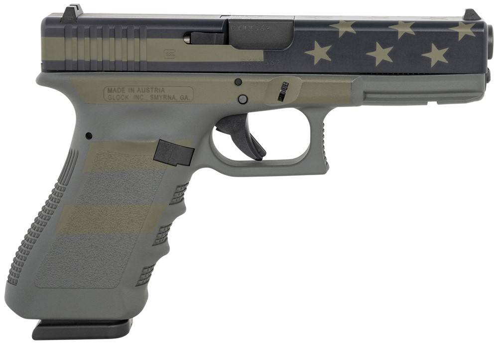 Glock G22 Gen3 40 S&W Pistol 4.49 Operator Flag Cerakote PI2250204OP-img-0