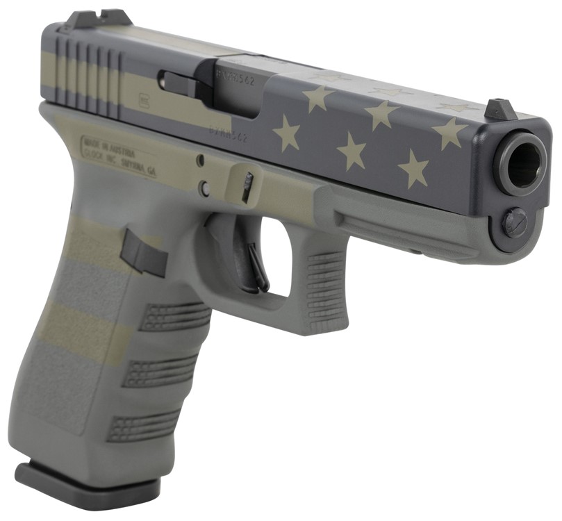 Glock G22 Gen3 40 S&W Pistol 4.49 Operator Flag Cerakote PI2250204OP-img-2
