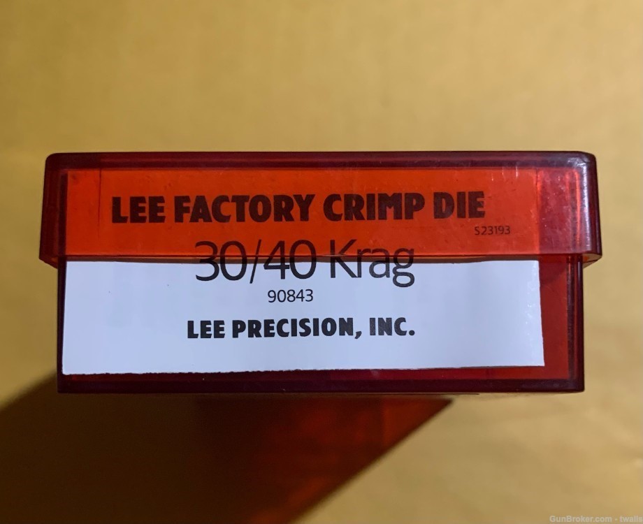Lee Precision 90843 Factory Crimp Die 30-40 Krag Jorgensen Reloading-img-1