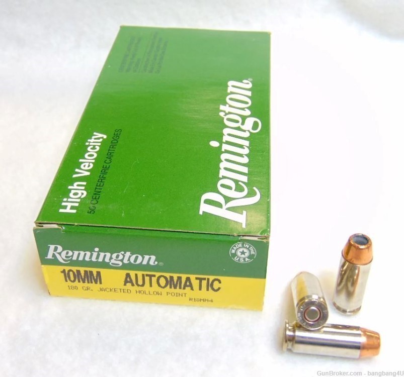 Remington 10mm Auto 180 Grain JHP 50 Rounds -img-0