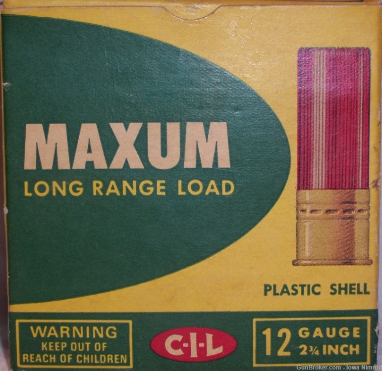 C-I-L MAXUM Long Range Load 12-2¾” Gauge 1¼ Ounce #6 Lead 3¾ Dram 19 Rounds-img-4