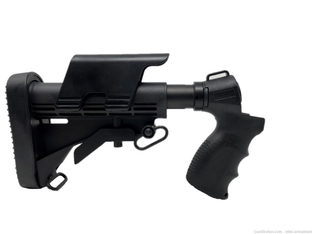 Mossberg 500 12ga Maverick 88 Stock & Pistol Grip Kit Shotgun + QD + Riser-img-0