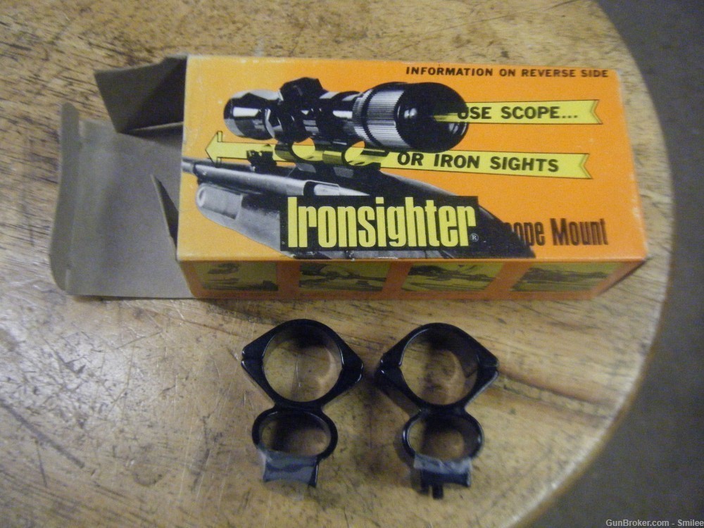 Remington 788 Holden Ironsighter see thru scope mounts-img-0