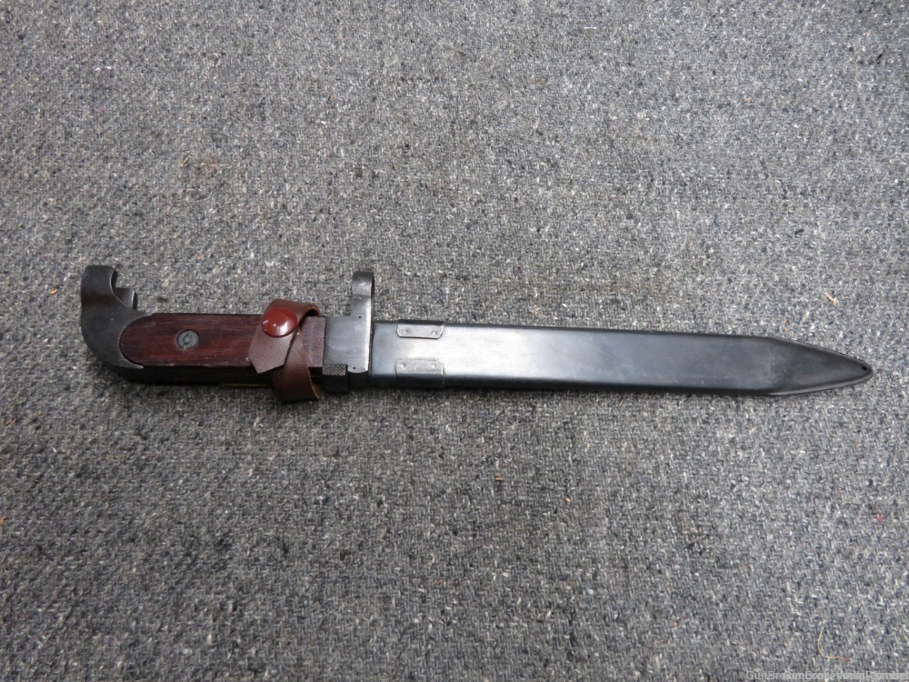 CHINESE POLYTECH NORINCO TYPE 56 AK-47 BAYONET WITH SCABBARD EXCELLENT-img-1