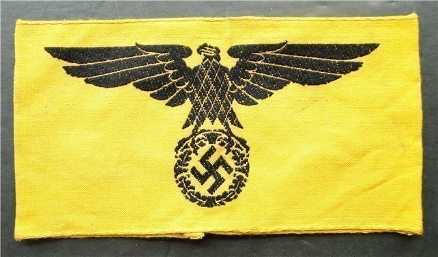 GERMAN WWII NON-MEMBER OF THE ARMED FORCES ARMBAND PRE-1945-img-0