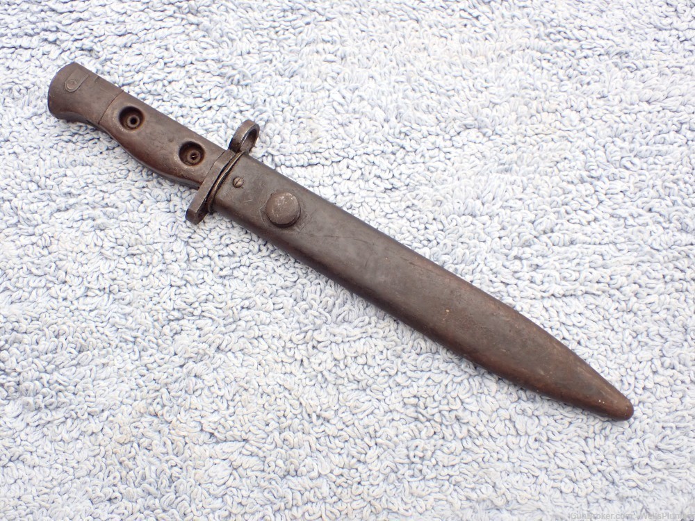 AUSTRALIAN LITHGOW L1A2 FN FAL RIFLE BAYONET WITH SCABBARD (EXCELLENT)-img-2