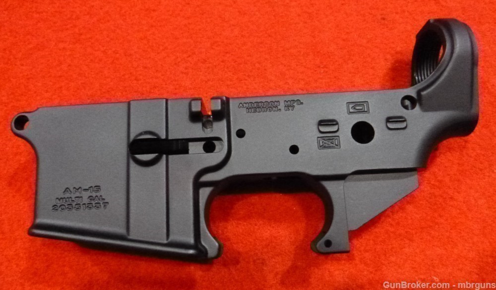 Anderson AR 15 Stripped Lower Receiver Ghost No Logo Multi Cal AM 15 New-img-0