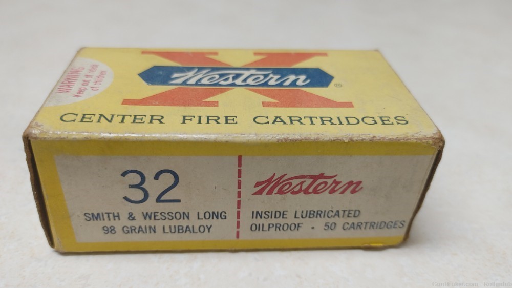 Western .32 S&W Long 98 Grain Labaloy Full 50 Rounds Retail Box-img-4