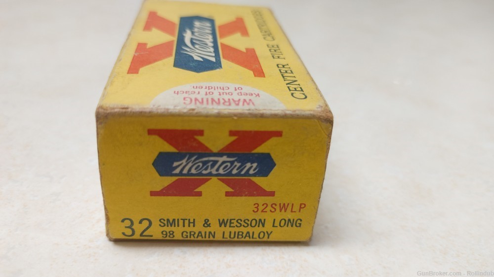 Western .32 S&W Long 98 Grain Labaloy Full 50 Rounds Retail Box-img-3