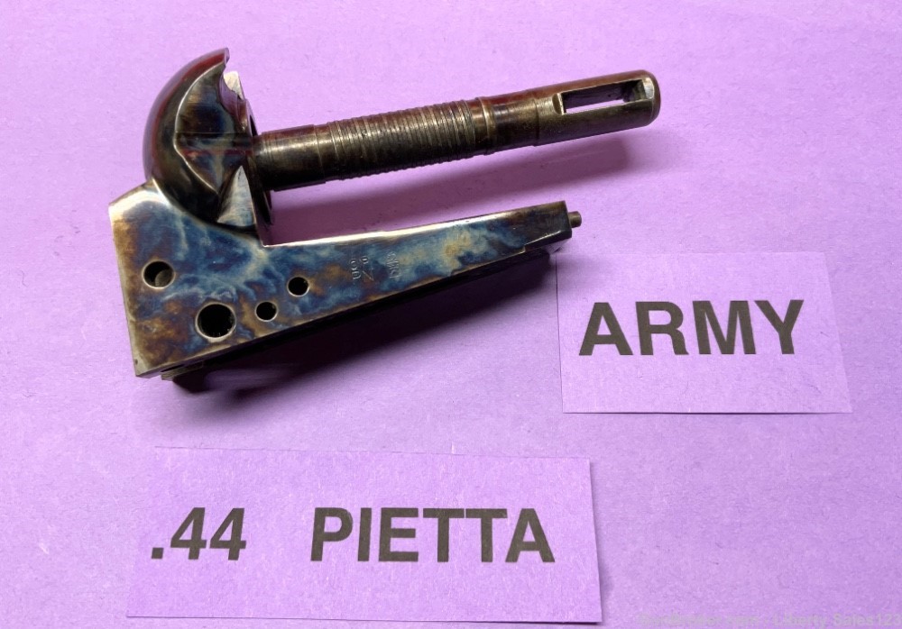 New Unused Pietta 1860  .44  ARMY Percussion Pistol - CYLINDER ARBOR MOUNT -img-2
