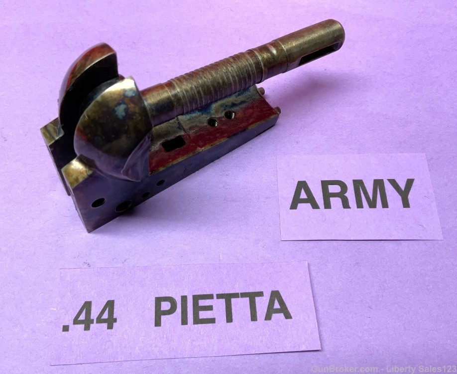 New Unused Pietta 1860  .44  ARMY Percussion Pistol - CYLINDER ARBOR MOUNT -img-3
