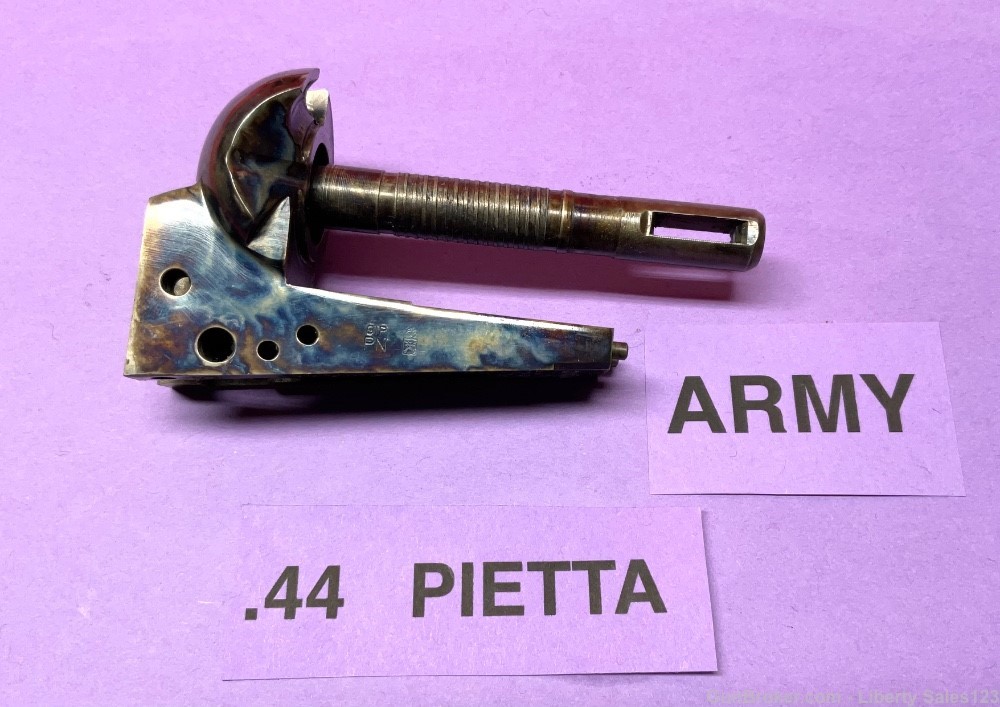 New Unused Pietta 1860  .44  ARMY Percussion Pistol - CYLINDER ARBOR MOUNT -img-0