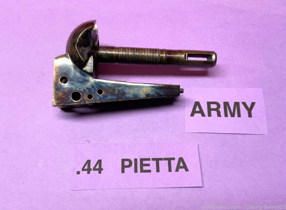 New Unused Pietta 1860  .44  ARMY Percussion Pistol - CYLINDER ARBOR MOUNT -img-4