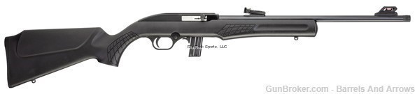 Rossi RS22L1811-TH RS22 Semi-Auto Rifle, 22 LR, 18" Treaded Bbl, Black -img-0