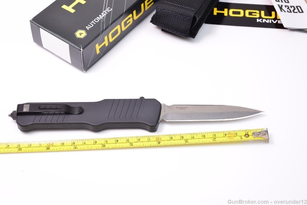 Hogue FullSize Incursion Tactical AUTO OTF Knife 154CM  + sheath AUTHENTIC -img-12