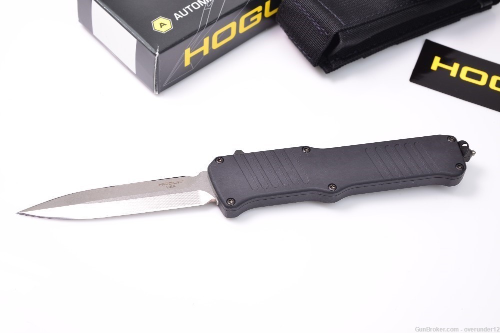 Hogue FullSize Incursion Tactical AUTO OTF Knife 154CM  + sheath AUTHENTIC -img-2
