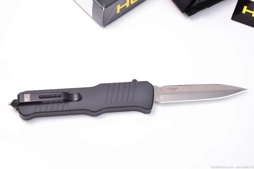 Hogue FullSize Incursion Tactical AUTO OTF Knife 154CM  + sheath AUTHENTIC -img-4