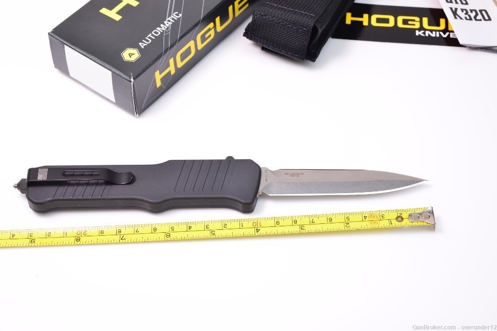 Hogue FullSize Incursion Tactical AUTO OTF Knife 154CM  + sheath AUTHENTIC -img-7
