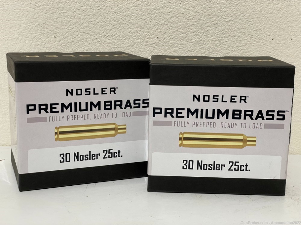 Brass – 30 Nosler - Nosler Headstamp - New – 20 boxes, 50 pcs – 10221-img-0