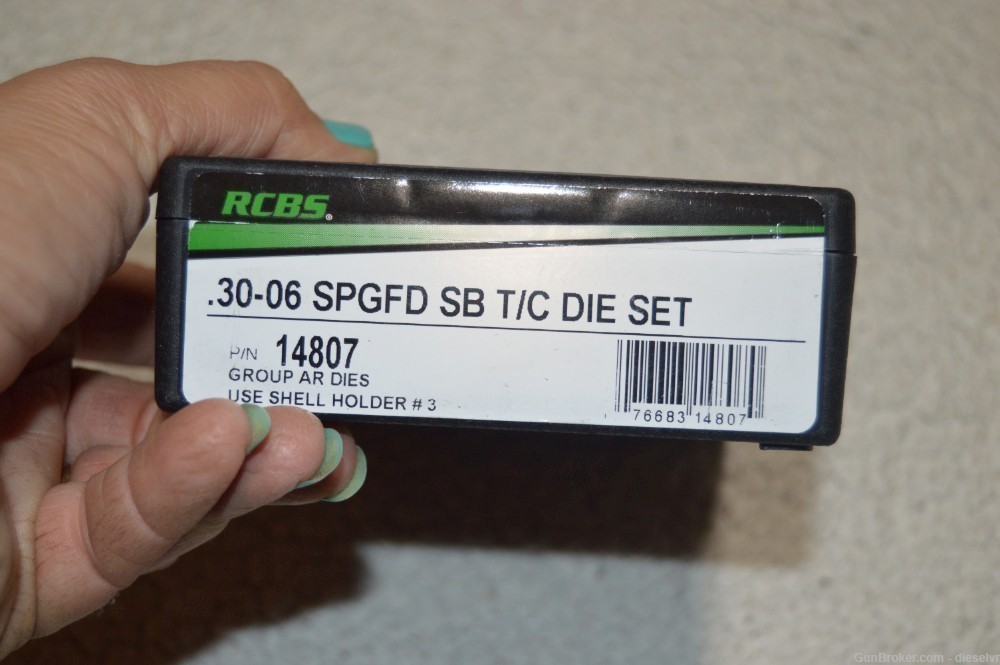 NEW RCBS Small Base 30-06 AR T/C Die SET-img-1