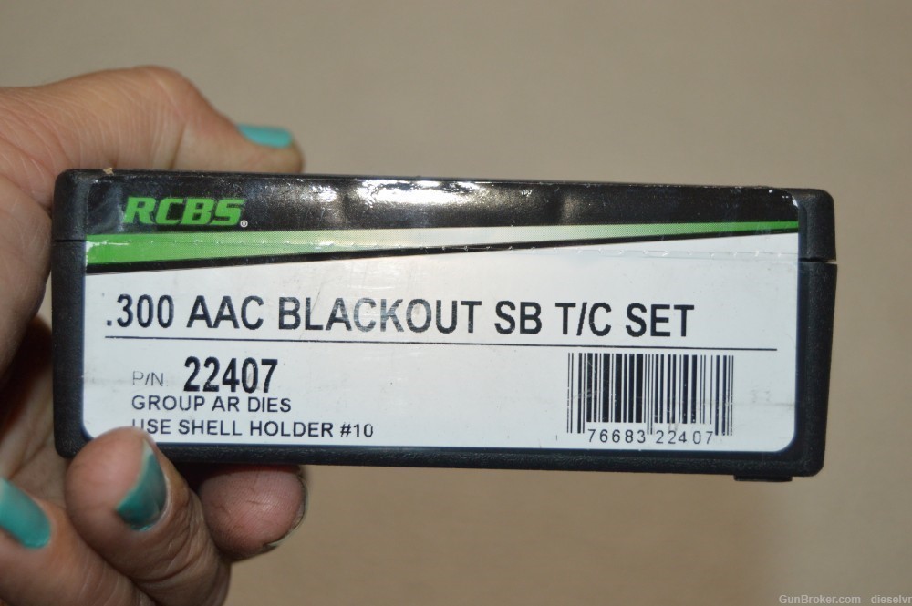 NEW RCBS Small Base 300 Blackout AR Die SET-img-1
