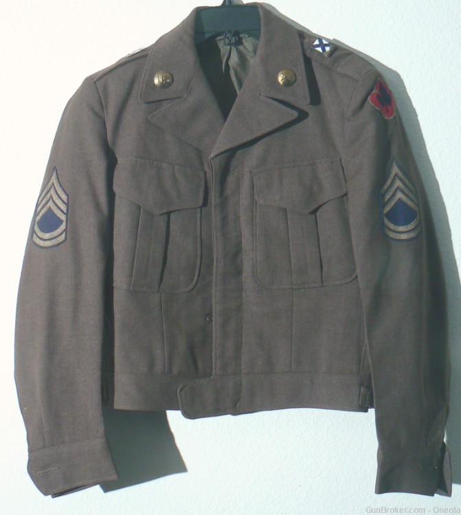 Vintage Korean War 1947 Pattern NCO "Ike" Jacket EXC-img-0