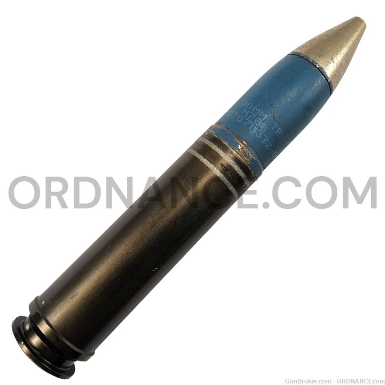 30mm inert Round for AH-64 Apache Attack Helicopter BULLET & SHELL CASE!-img-0