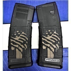*SALE*   Tattered Flag Punisher Magazine-300 Arms Corp