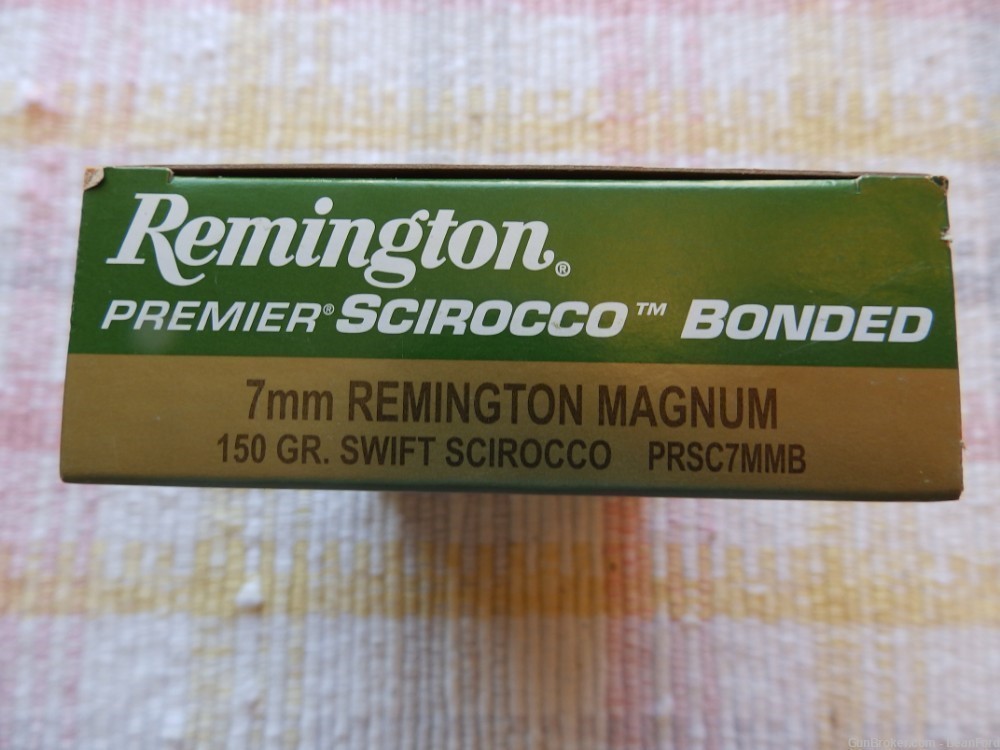 Remington 7mm Rem. mag - 150 gr. Swift Scirocco Premier Bonded bullet -img-0