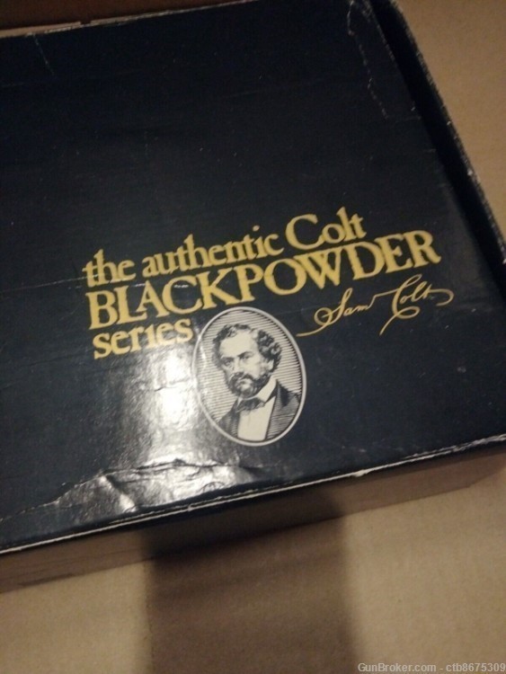 The Authentic Colt Blackpower Series Gun Box Colt Walker (Just Box) Black-img-2
