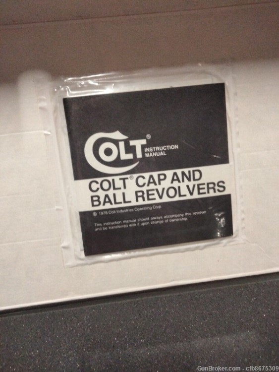 The Authentic Colt Blackpower Series Gun Box Colt Walker (Just Box) Black-img-4
