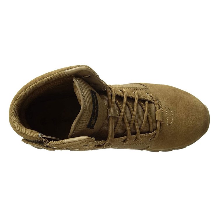 SMITH & WESSON FOOTWEAR Mens Breach 2.0 6" Side Zip, Coyote, Size: 11, R-img-5