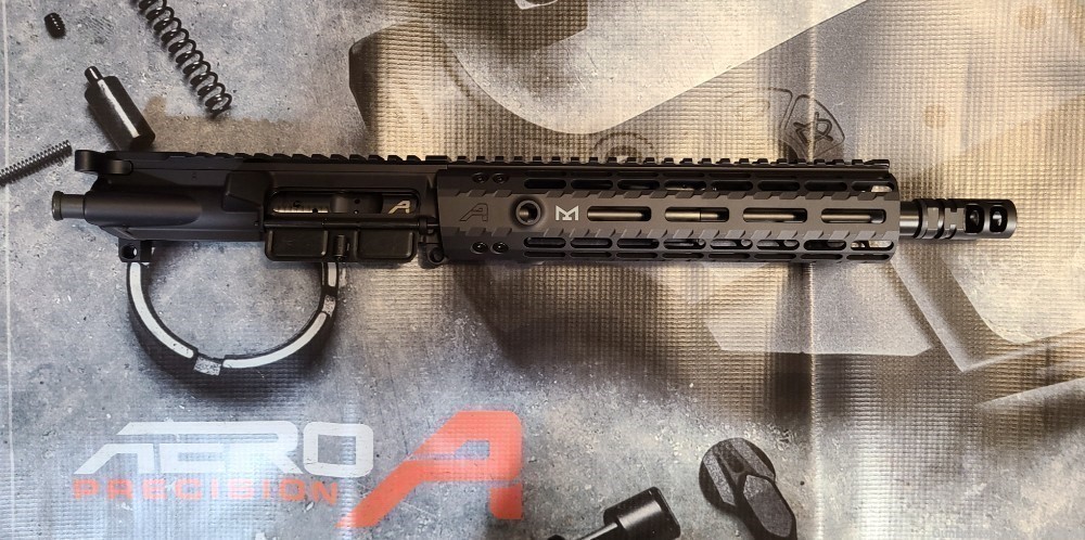 Aero Precision 300 Blackout 10.5" Pistol Upper w/ Adj GB, BCG and CH -img-0