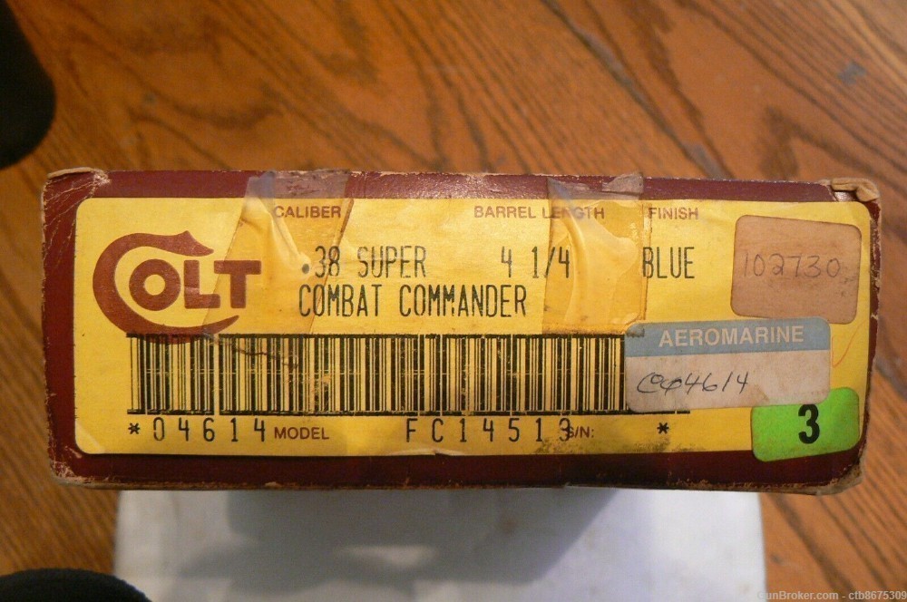 Colt Combat Commander 38 Super Empty Box with Foam Insert-img-0