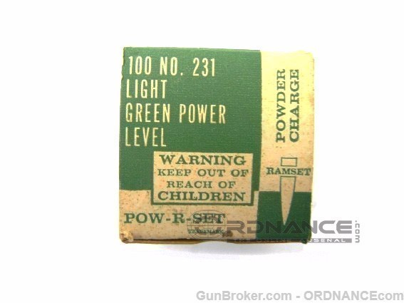 100 No. 231 Light Green Power Level Powder Charges-img-3