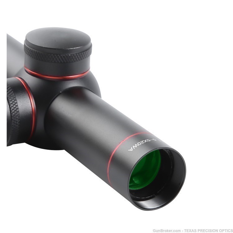 Sniper 1.5-5X20mm Riflescope compact scope super clear glass mount included-img-2