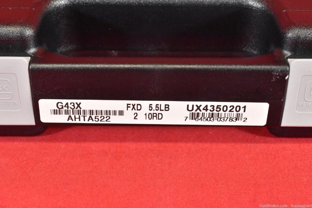Glock 43X 9mm G43X UX4350201 Slimline G43X US Made-img-10