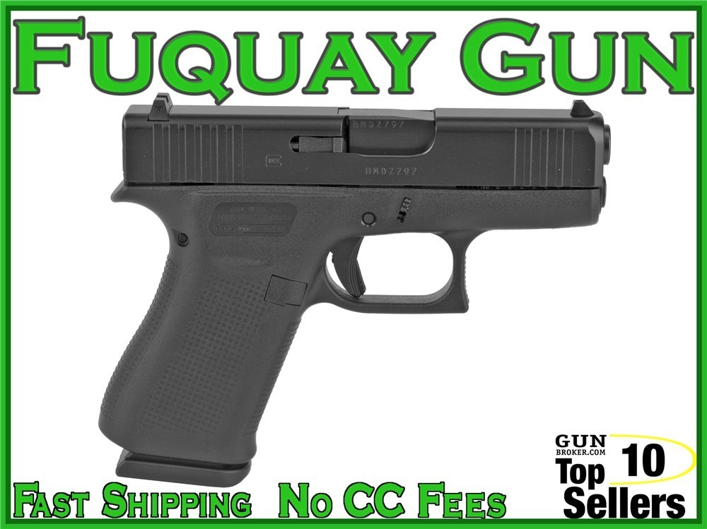 Glock 43X 9mm G43X UX4350201 Slimline G43X US Made-img-0