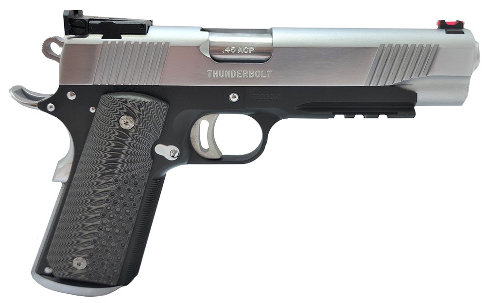 Global Defense Thunderbolt 45 ACP Pistol 5 Black/Chrome MS GDTBTT455G10-img-0