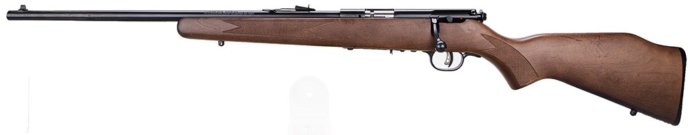 Savage 93 G 22 WMR Rifle 21 5+1 Hardwood Left Handed-img-1