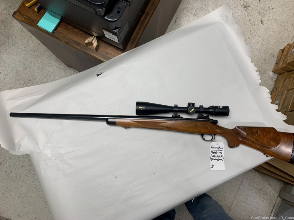 Remington model 700 action .22-250 rem custom rifle-img-0
