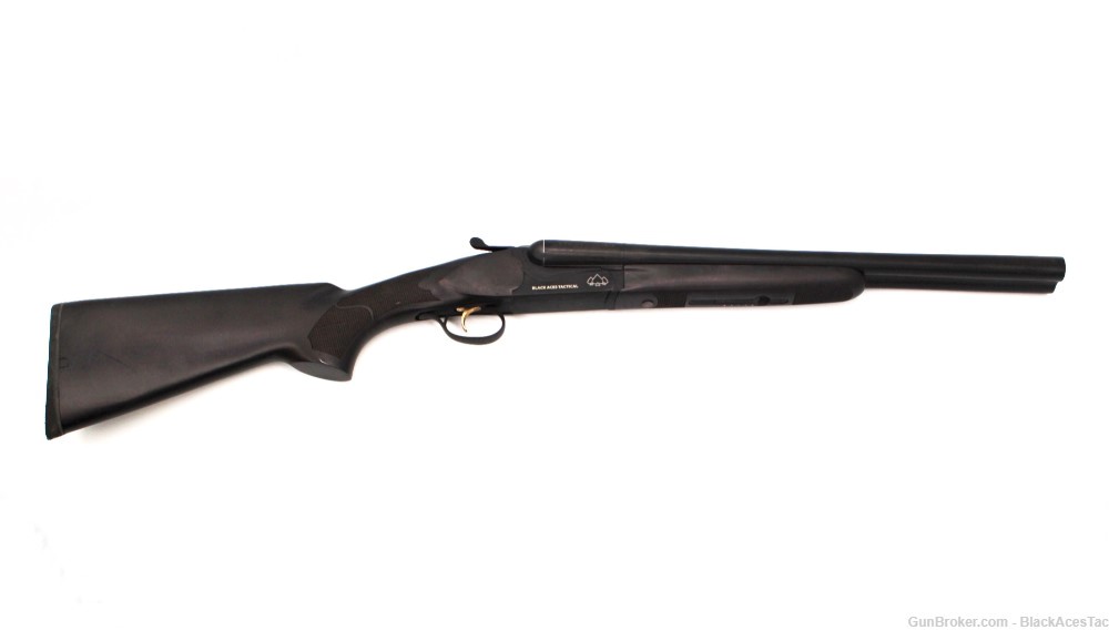 Black Aces Tactical Side by Side Blk 12GA 18"-img-0